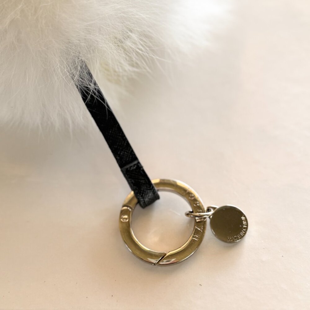 Jocelyn Fake Fur Keychain/Bag Charm - Picture 4 of 5